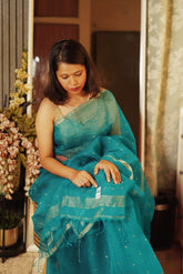 Moonlit Whisper Matka (Saree)