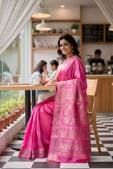 Megher Chaya Shornochuri (Saree)