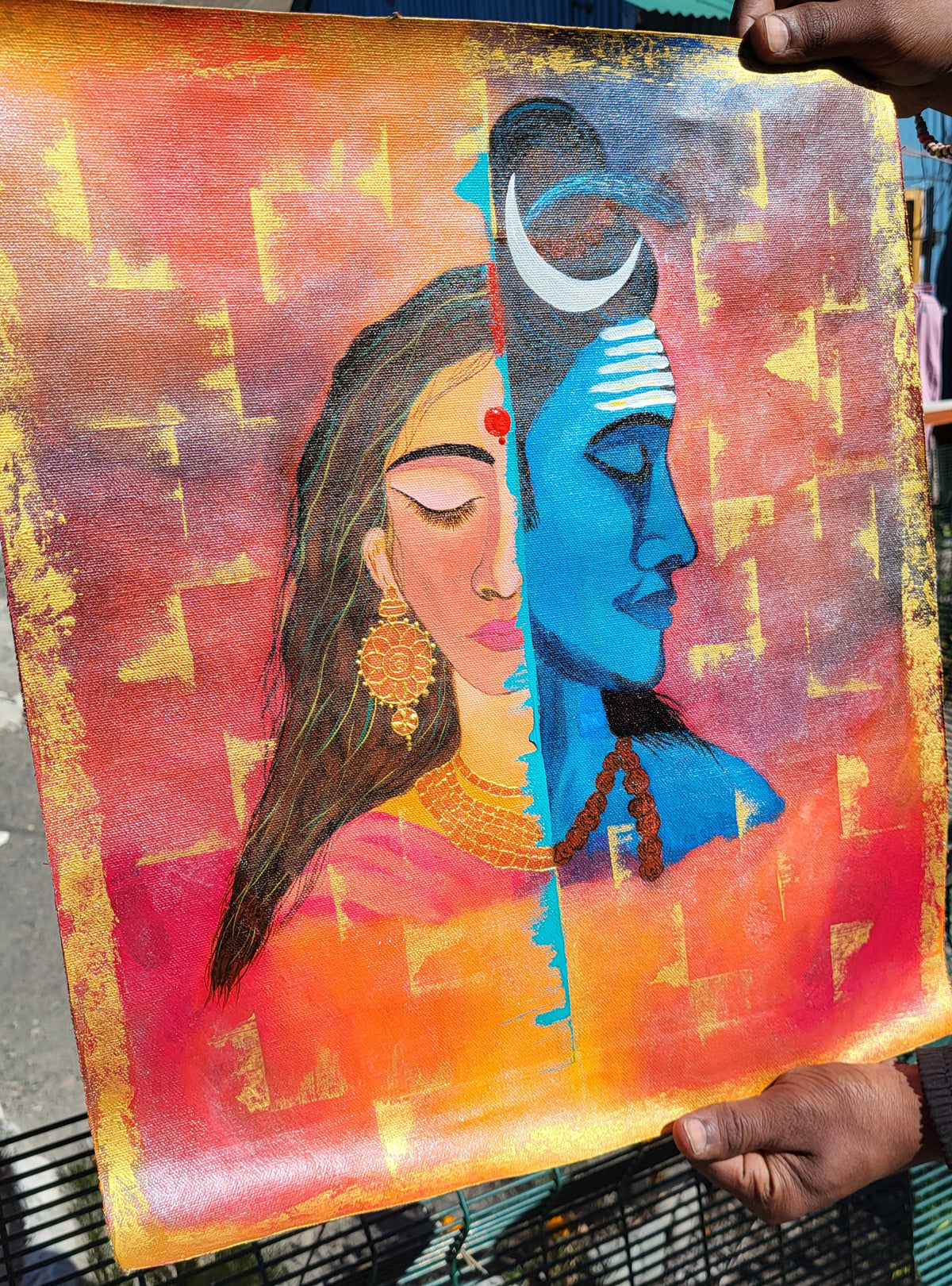 Shiv Shakti Abstract (Art)