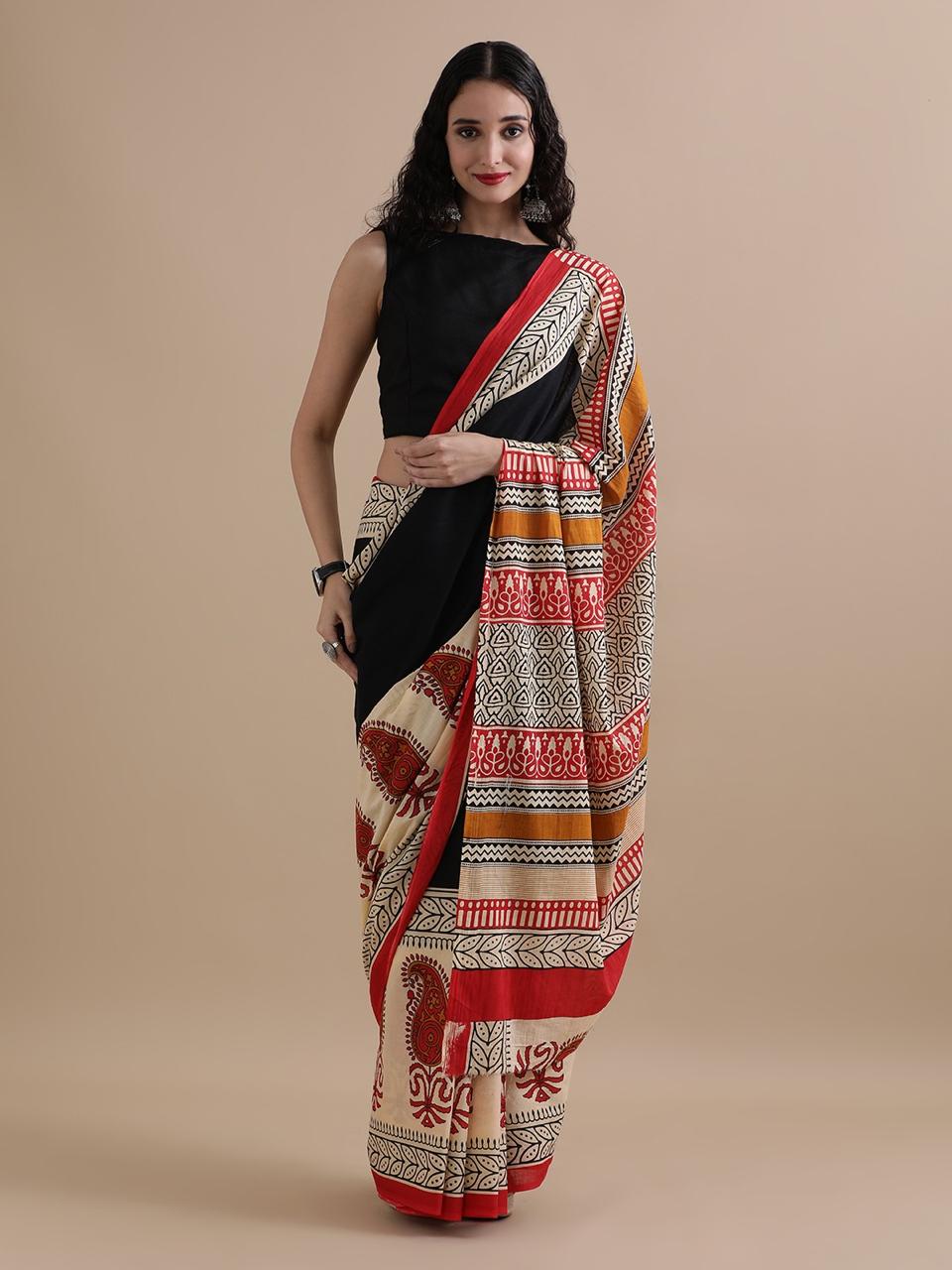 Ruhi handblock (Saree)